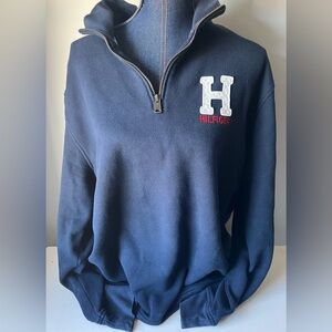 Tommy Hilfiger H Half Zip Navy Pullover XL